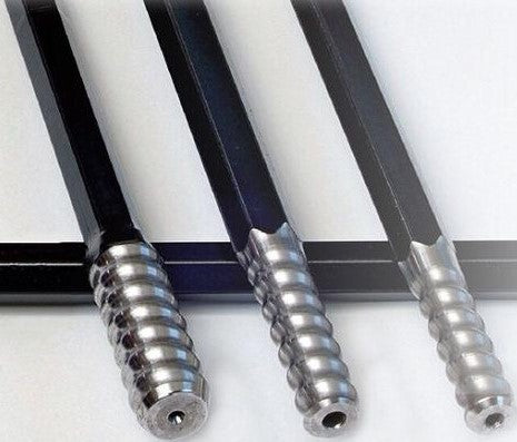 rock drill bits and shafts